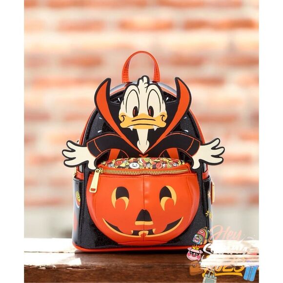 Loungefly Disney Donald Duck Vampire Costume Mini Backpack